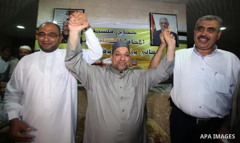 Saudi Arabian of Minister of Awqaf and Religious Affairs, Youssef Dais visits the Palestinian Muslim pilgrims during the annual Hajj in Mecca, Saudi Arabia, Sept. 24, 2014. pilgrims are converging on Saudi Arabia for the...