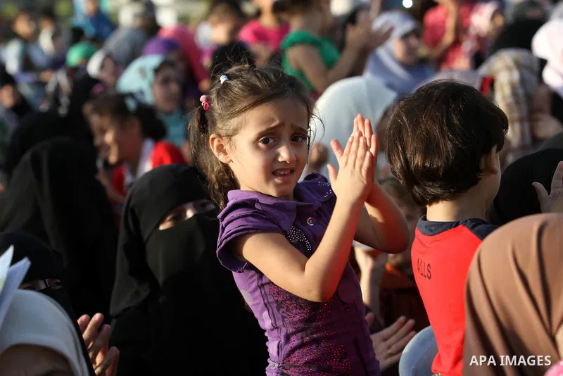 Palestinians attend a ceremony to honor Palestinians who were killed by Israel during the summer's fierce offensive, in Gaza city on Sep. 26, 2014. Palestinian leader Mahmoud Abbas returned to the United Nations General...