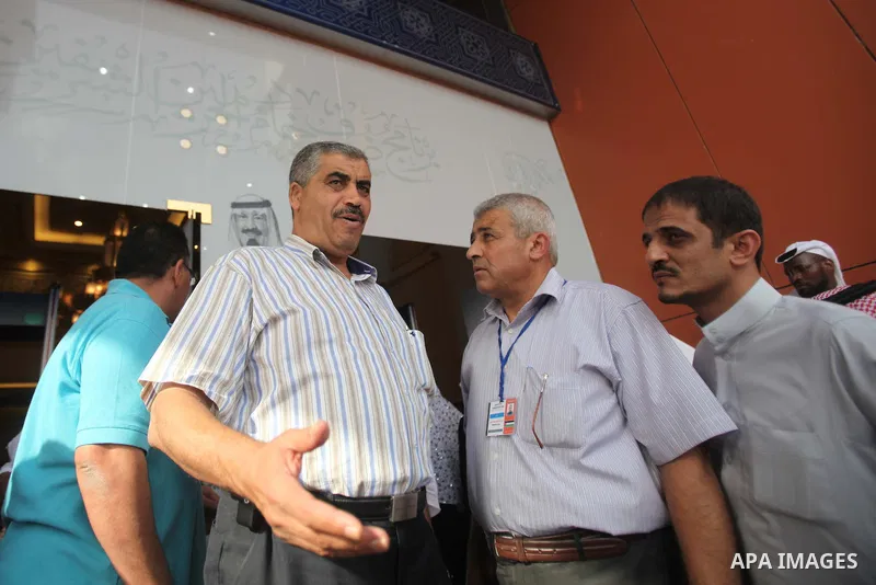 Relatives of Palestinian martyrs who honors by the King of Saudi Arabia Abdullah bin Abdulaziz arrive to the Mecca to attend the Muslim's Hajj pilgrimage on Sep. 29, 2014. According to the Muslims holy book the Koran, th...