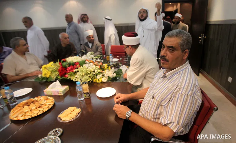 Saudi Arabian of Minister of Awqaf and Religious Affairs, Youssef Dais visits El Salam City with Palestinian Muslim pilgrims during the annual Hajj in Mecca, Saudi Arabia, Sept. 29, 2014. According to the Muslims holy bo...