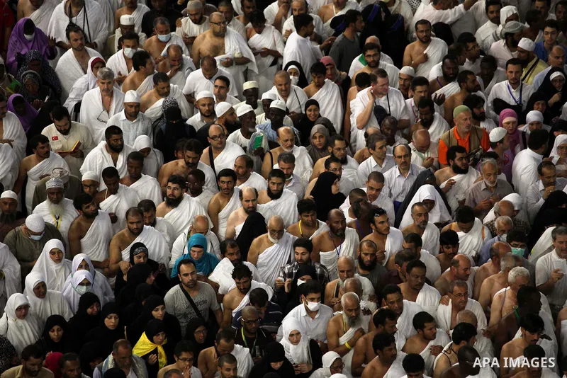 Muslim pilgrims pray around the holy Kaaba at the Grand Mosque, during the annual haj pilgrimage in Mecca September 30 2014. According to the Muslims holy book the Koran, the Kaaba was built by Abraham and his son Ismael...