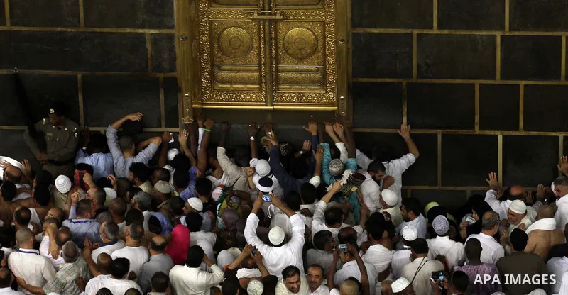 Muslim pilgrims pray around the holy Kaaba at the Grand Mosque, during the annual haj pilgrimage in Mecca September 30 2014. According to the Muslims holy book the Koran, the Kaaba was built by Abraham and his son Ismael...