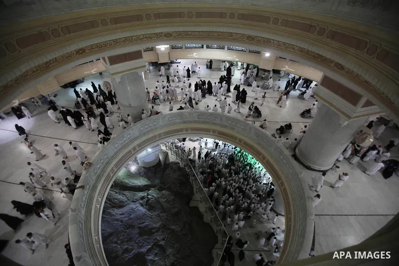 Muslim pilgrims pray around the holy Kaaba at the Grand Mosque, during the annual haj pilgrimage in Mecca September 30 2014. According to the Muslims holy book the Koran, the Kaaba was built by Abraham and his son Ismael...