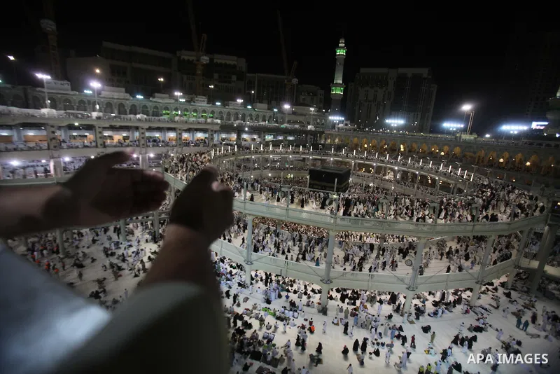 Muslim pilgrims pray around the holy Kaaba at the Grand Mosque, during the annual haj pilgrimage in Mecca September 30 2014. According to the Muslims holy book the Koran, the Kaaba was built by Abraham and his son Ismael...