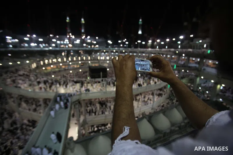 Muslim pilgrims pray around the holy Kaaba at the Grand Mosque, during the annual haj pilgrimage in Mecca September 30 2014. According to the Muslims holy book the Koran, the Kaaba was built by Abraham and his son Ismael...