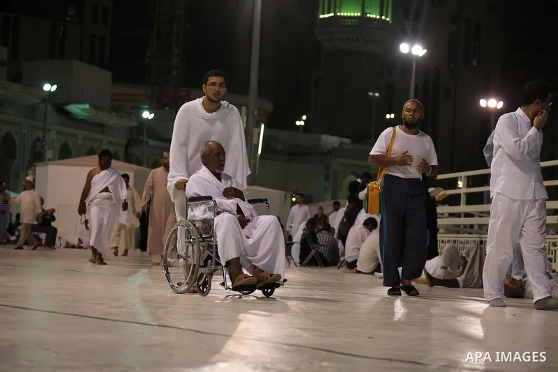 Muslim pilgrims pray around the holy Kaaba at the Grand Mosque, during the annual haj pilgrimage in Mecca September 30 2014. According to the Muslims holy book the Koran, the Kaaba was built by Abraham and his son Ismael...