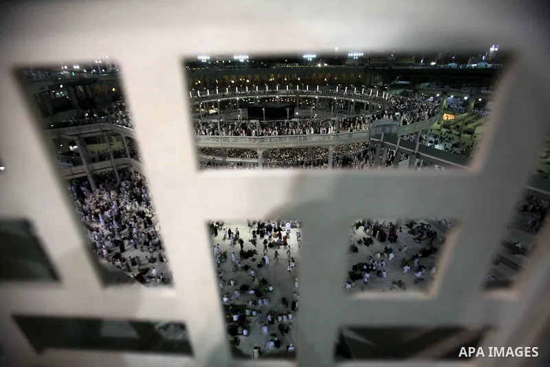 Muslim pilgrims pray around the holy Kaaba at the Grand Mosque, during the annual haj pilgrimage in Mecca September 30 2014. According to the Muslims holy book the Koran, the Kaaba was built by Abraham and his son Ismael...