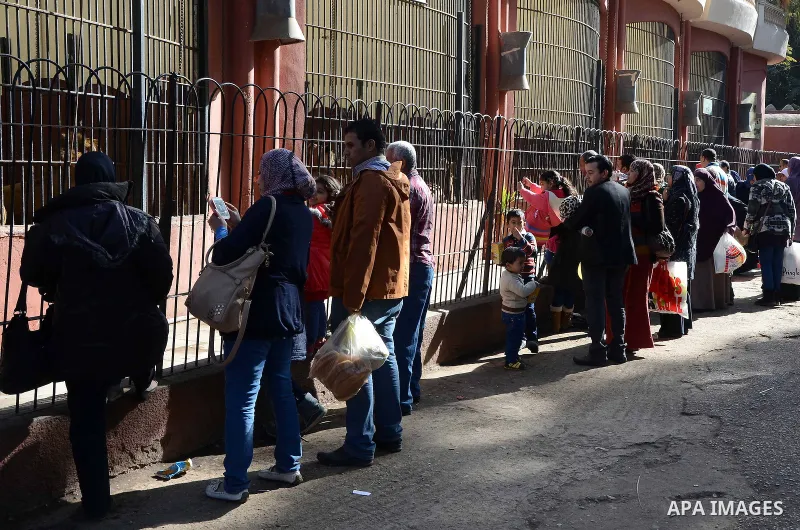 Egyptians enjoy at a zoo in a holiday commemorating the birth of Prophet Mohammed, known in Arabic as "Mawlid al-Nabawi", Cairo, Egypt 03 January 2015. Muslims around the world are celebrating the Prophet's birthday, whi...