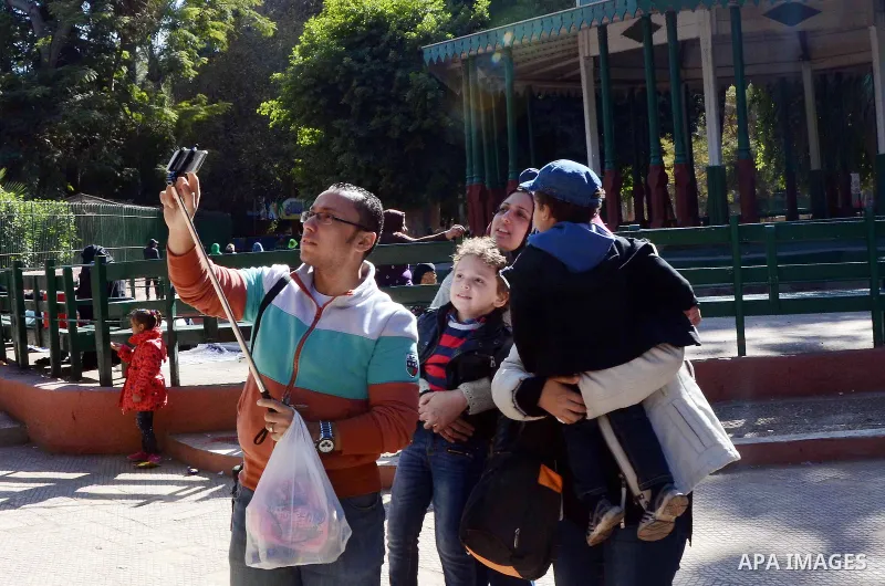 Egyptians enjoy at a zoo in a holiday commemorating the birth of Prophet Mohammed, known in Arabic as "Mawlid al-Nabawi", Cairo, Egypt 03 January 2015. Muslims around the world are celebrating the Prophet's birthday, whi...