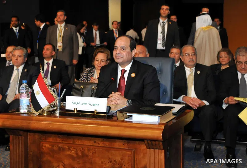 Egyptian President Abdel Fattah al-Sisi attends the opening meeting of the Arab Summit in Sharm el-Sheikh, in the South Sinai governorate, south of Cairo, March 28, 2015. Sisi told an Arab League summit on Saturday that...