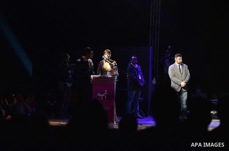 India's megastar Amitabh Bachchan attends a ceremony of the third edition of the India by the Nile festival, in Cairo on March 31, 2015. The organizers said the focus was to get tourists to visit Egypt from India and the...