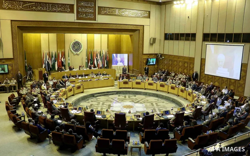 A general view of the start of the Arab defence ministers meeting in Cairo at the Arab League headquarters, April 22, 2015. The talks are expected to focus on the war in Yemen, Iran Äôs growing influence in the Middle Ea...