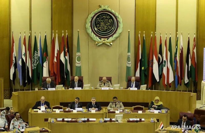 A general view of the start of the Arab defence ministers meeting in Cairo at the Arab League headquarters, April 22, 2015. The talks are expected to focus on the war in Yemen, Iran Äôs growing influence in the Middle Ea...