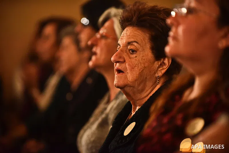 Egyptian Coptic Christians celebrate during a commemorate the 100th anniversary of the 1915 Armenian genocide at the Coptic Orthodox Church in Cairo April 24, 2015. Historians estimate up to 1.5 million Armenians were ki...