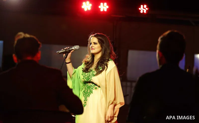 Band of Bethlehem for Arab Music take part in a festival of Arab music 2015, in Jerusalem, on May 1, 2015. Photo by Saeb Awad