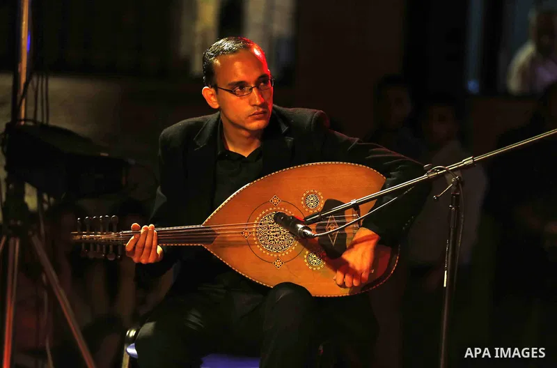 Band of Bethlehem for Arab Music take part in a festival of Arab music 2015, in Jerusalem, on May 1, 2015. Photo by Saeb Awad