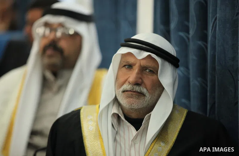 Members of the Palestinian legislative council from Hamas movement attend a meeting at the legislative council in Gaza city on May 13, 2015. Photo by Ashraf Amra