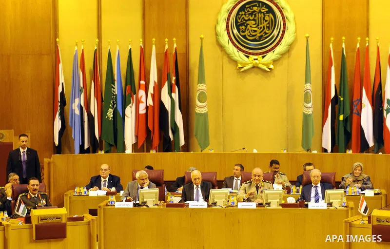 Arab army chiefs take part in a meeting in the Arab League's headquarters in the Egyptian capital, Cairo, on May 23, 2015, where Arab army chiefs met to discuss the details of building a region-wide joint Arab military f...