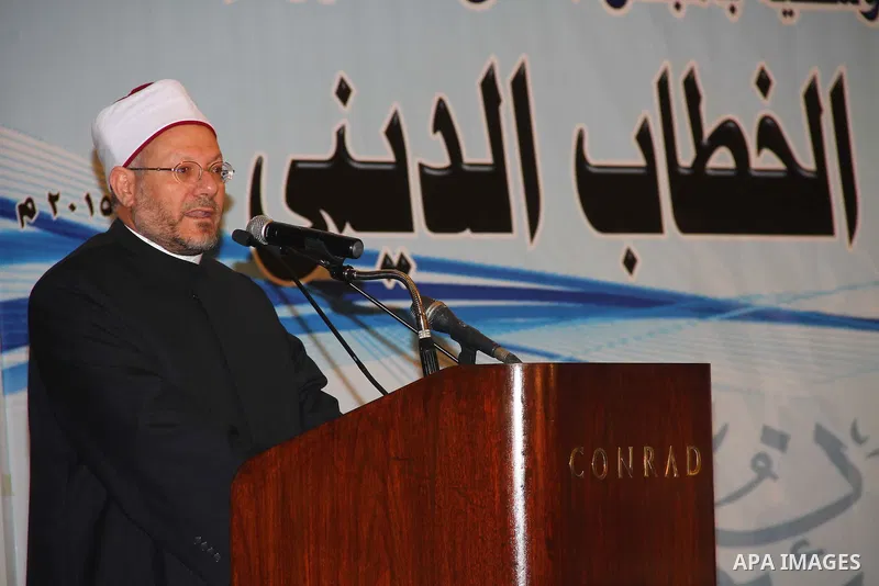 Religious scholars attend a conference held by the Awqaf (Religious Affairs) Ministry headquarters in Cairo, May 25, 2015, to discuss the renewal of religious discourse, a proposal by President Abdel Fattah al-Sisi in ho...