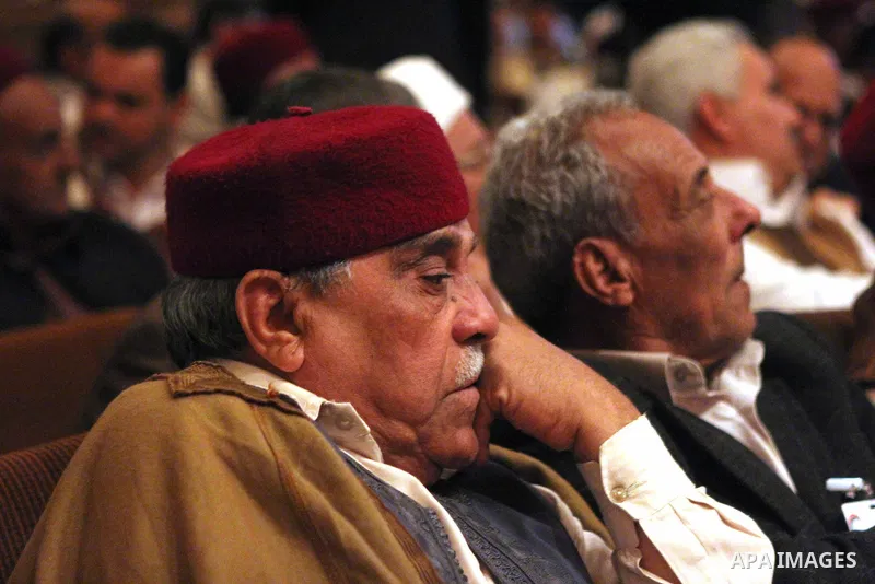 Participants listen to a speech during a conference at the Cairo hotel in the capital Cairo, on May 25, 2015. A four-day meeting of Libyan tribal leaders opened earlier in the day with the aim of exploring ways to unite...
