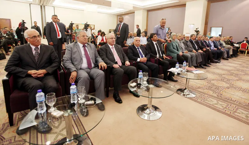 Palestinian Prime Minister attends the sixth Judicial Conference, in the West Bank city of Ramallah on June 4, 2015. Photo by Prime Minister Office