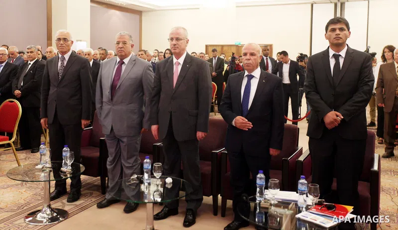 Palestinian Prime Minister attends the sixth Judicial Conference, in the West Bank city of Ramallah on June 4, 2015. Photo by Prime Minister Office