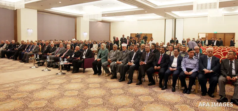 Palestinian Prime Minister attends the sixth Judicial Conference, in the West Bank city of Ramallah on June 4, 2015. Photo by Prime Minister Office