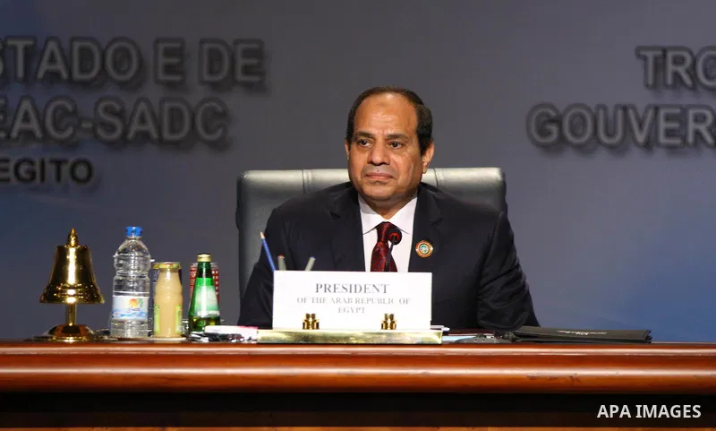 Egypt's President Abdel Fattah al-Sisi attends the African summit meeting in the Egyptian resort of Sharm el-Sheikh, on June 10, 2015. Senior African officials were negotiating a trade deal in Egypt to create a common ma...