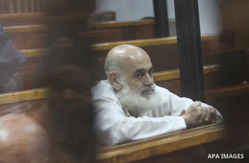 Members of Muslim Brotherhood group, attend their trial in a court in Cairo on July 27, 2015. Cairo Criminal court resumes on Monday, the trial of ousted President, Mohamed Morsi alongside 24 other prominent Brotherhood...