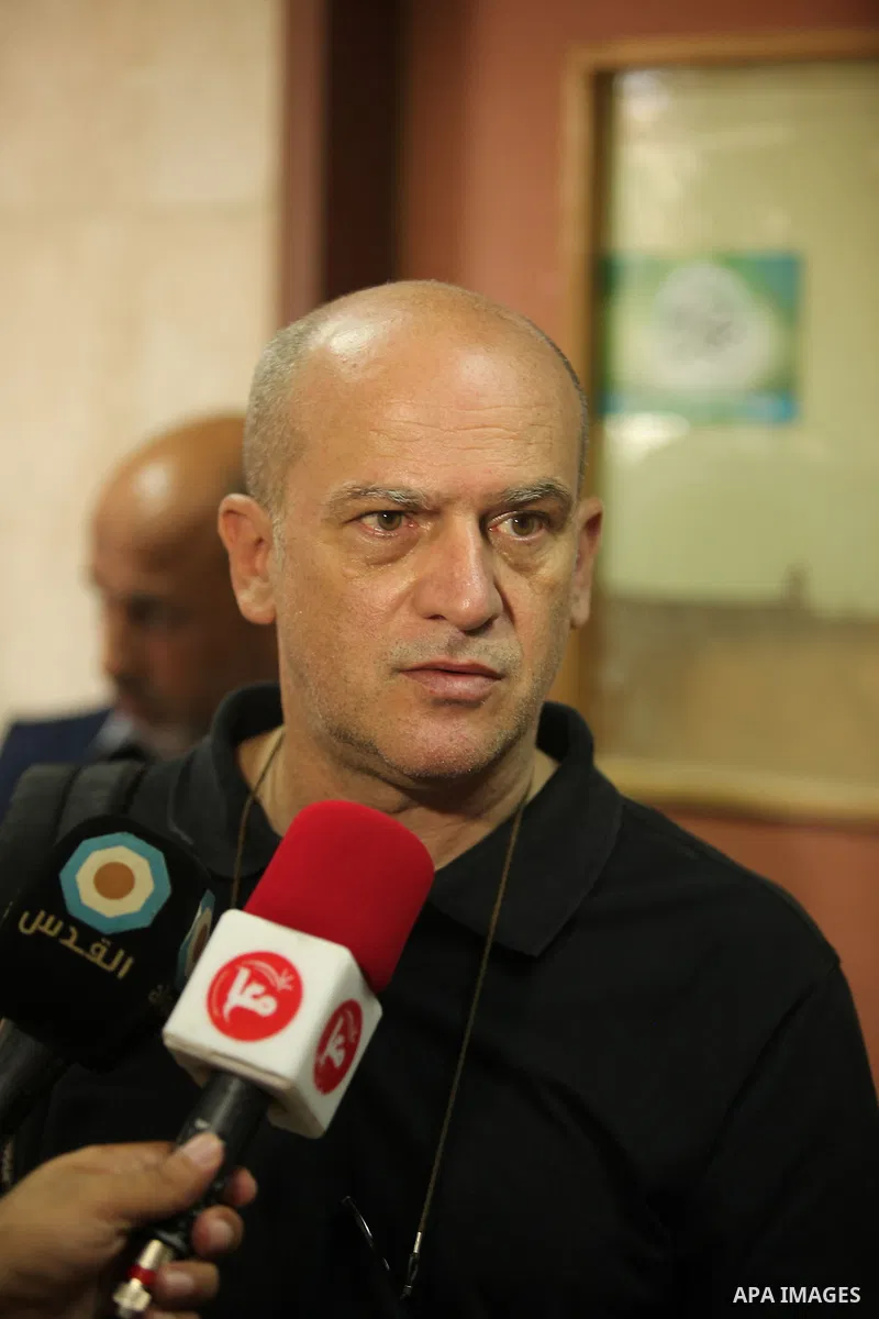 Head of the Red Cross mission in Israel and the Palestinian territories Jacques De Maio, visits the al-Aqsa Martyrs Hospital in Deir al-Balah in the northern Gaza Strip July 29, 2015. Photo by Ashraf Amra
