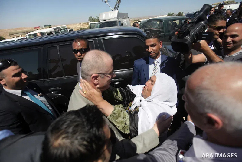 Palestinian prime minister Rami Hamadallah visits the village of Susia outside the West Bank village of Yatta, on June 29, 2015. Photo by Prime Minister Office