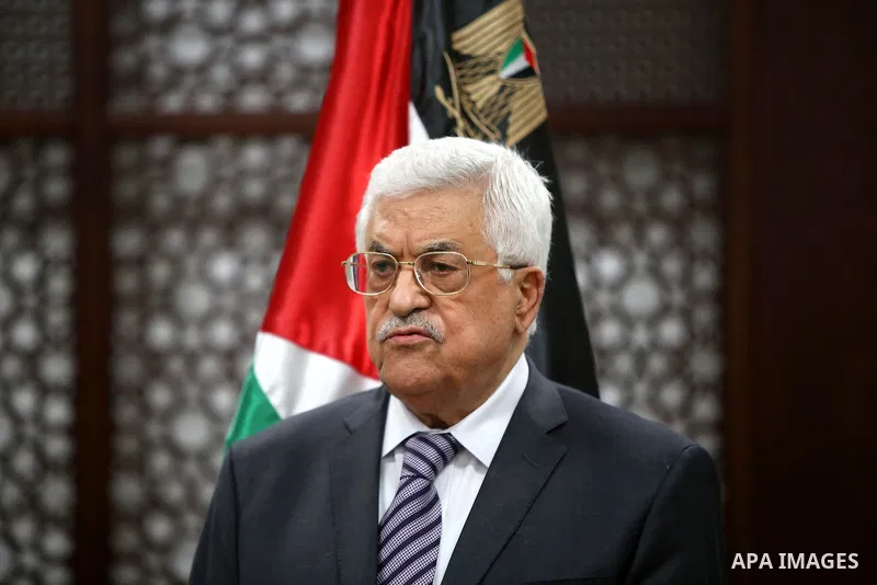 Palestinian President Mahmoud Abbas speaks to journalists during a news conference in his headquarters in the West Bank city of Ramallah July 31, 2015. Suspected Jewish attackers torched a Palestinian home in the occupie...