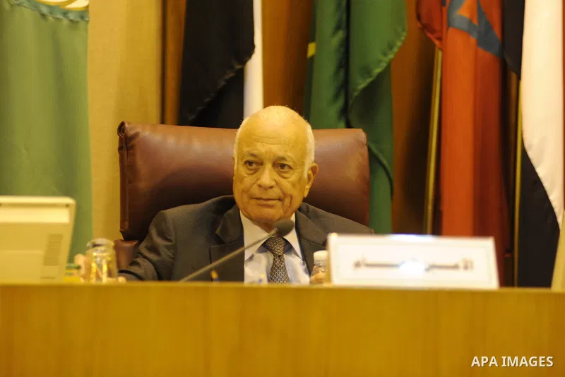 Arab foreign ministers attend a meeting at the arab league in the Egyptian capital Cairo on August 5, 2015. Fifteen Arab League foreign ministers meet in Cairo to discuss clashes involving Israeli police at the Al-Aqsa m...