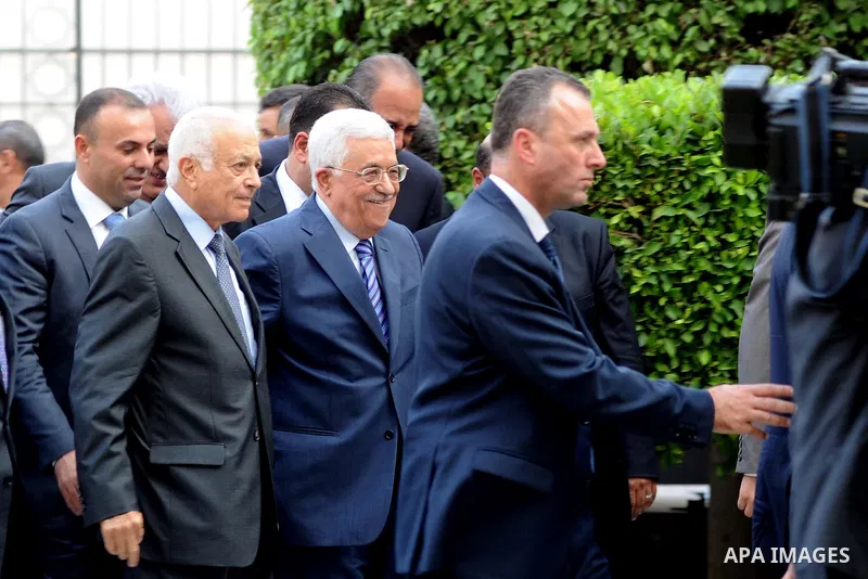 Palestinian President Mahmoud Abbas arrives for an Arab League foreign ministers meeting in the Egyptian capital Cairo on August 5, 2015. Fifteen Arab League foreign ministers meet in Cairo to discuss clashes involving I...