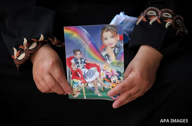Palestinian families of martyrs take part a protest to demand their rights, in Gaza city, on August 11, 2015. Photo by Ashraf Amra