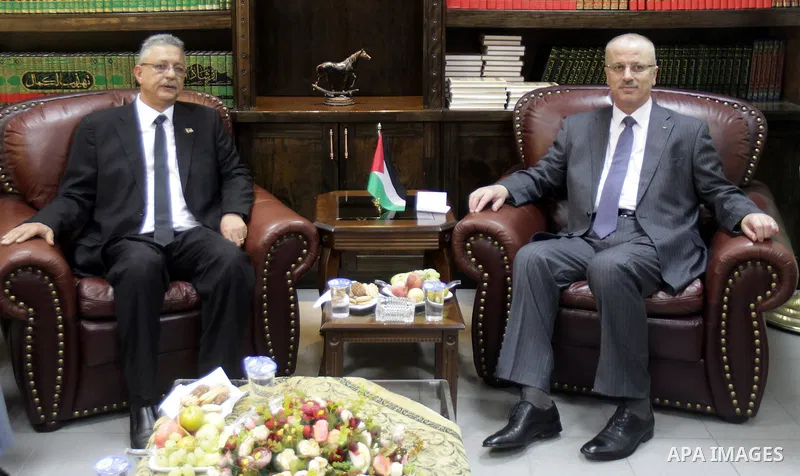 Palestinian Prime Minister Rami Hamdallah takes part in the opening of the Thabet Thabet Hospital in the West Bank city of Tulkarem on August 17, 2015. Photo by Prime Minister Office