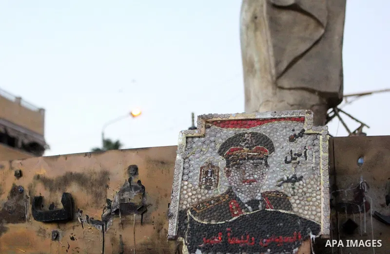 A national security building is badly damaged in a bomb blast in Shubra El-Kheima, Qaliubiya Governorate, on the outskirts of Cairo, Egypt August 20, 2015. At least six people were wounded early on Thursday in the car bo...