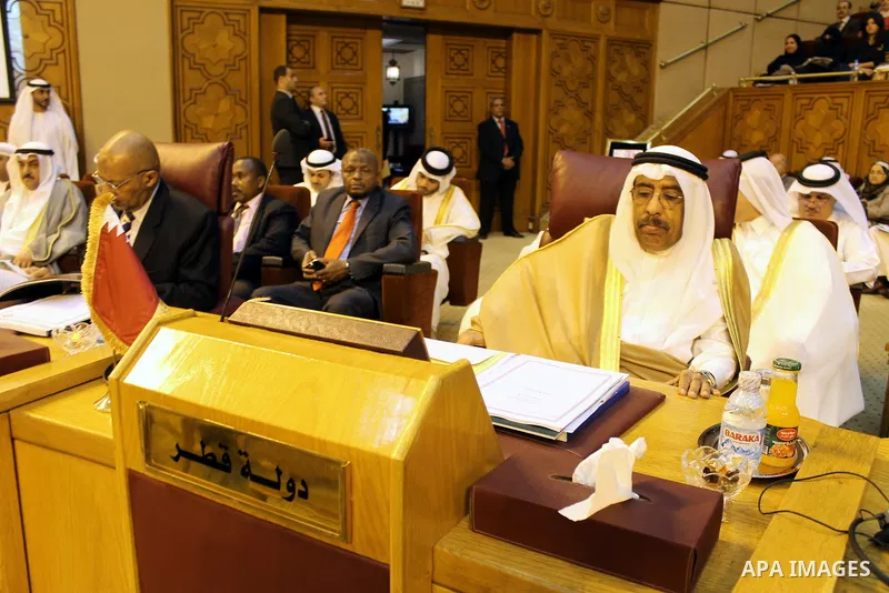 Economist delegates of Arab countries attend the ninety-sixth session meeting in the Arab league, in Cairo on Sep. 3, 2015. Photo by Amr Sayed