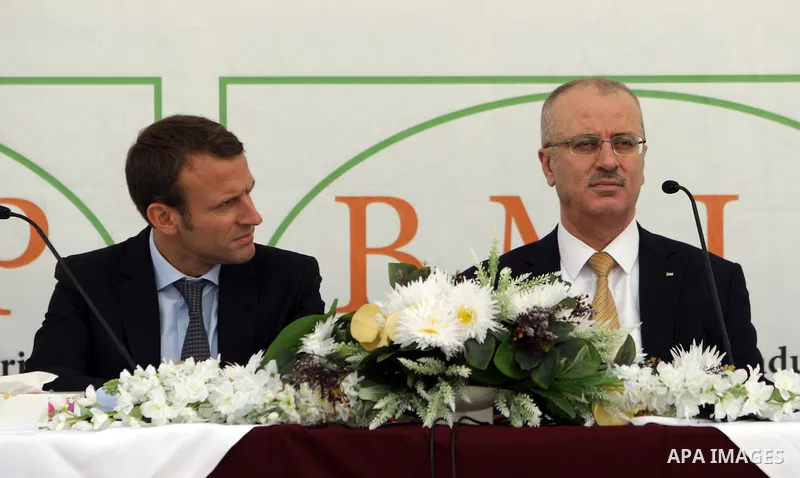 Palestinian Prime Minister Rami Hamdallah participates in the opening of the first phase of the Bethlehem industrial area, in the West Bank city of Bethlehem on Sep. 7, 2015. Photo by Prime Minister Office