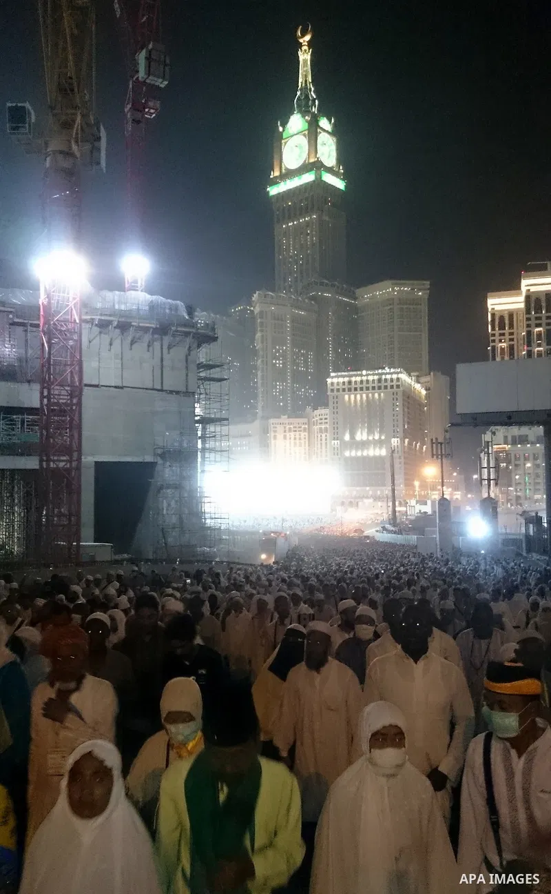 Muslim pilgrims gather around the holy Kaaba at the Grand Mosque, during the annual haj pilgrimage in Mecca September 15, 2015. According to the Muslims holy book the Koran, the Kaaba was built by Abraham and his son Ism...