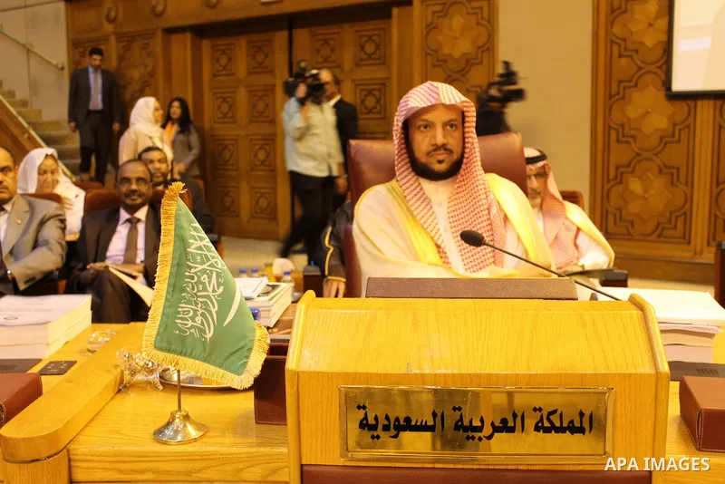 Arab Justice ministers attend a meeting at the Arab League headquarter, in Cairo on November 19, 2015. The Arab Justice Minister' Executive Bureau held its 57th meeting on Wednesday in Cairo to discuss means of combating...