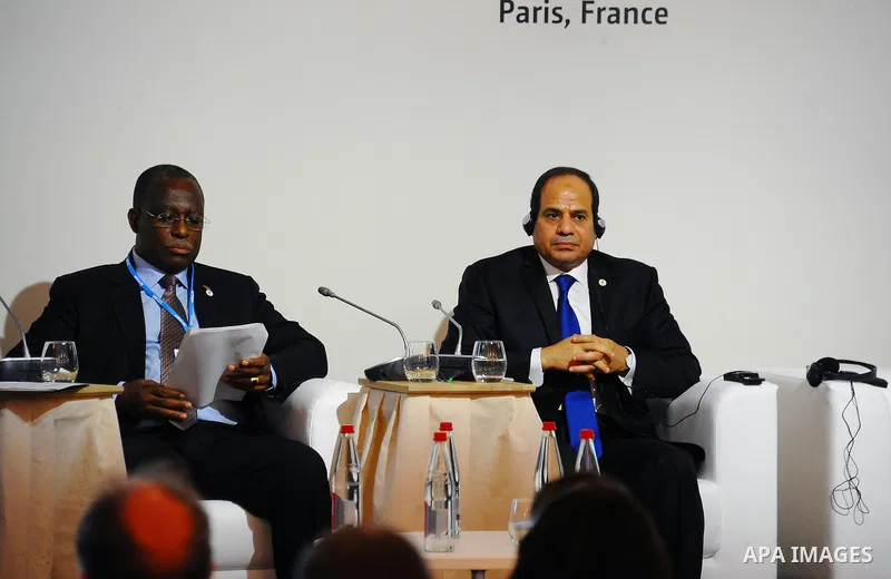 Egypt's President Abdel Fattah al-Sisi attends a meeting, in Paris, France, 30 November 2015. Photo by Egyptian President Office