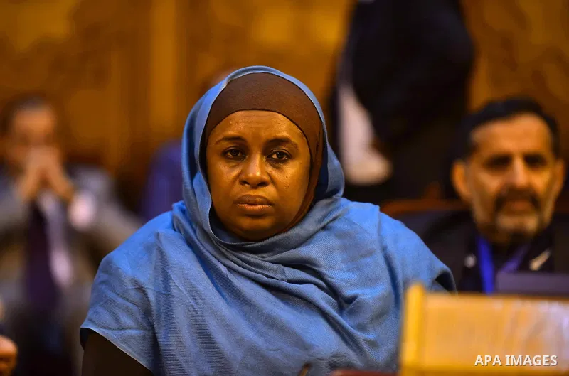 Members of Arab thought foundation take part in a meeting in the Arab League's headquarters in the Egyptian capital, Cairo, on Dec. 06, 2015. The Arab Thought Foundation is an international independent non-governmental o...