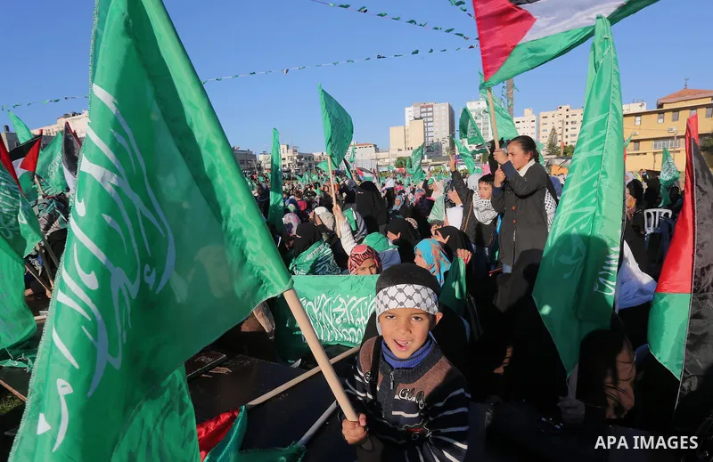 Palestinian women take part during a rally in Gaza City December 6, 2015 in support of Palestinian stabbing attacks against Israelis. Israeli forces on Sunday detained a Palestinian schoolgirl who was allegedly carrying...
