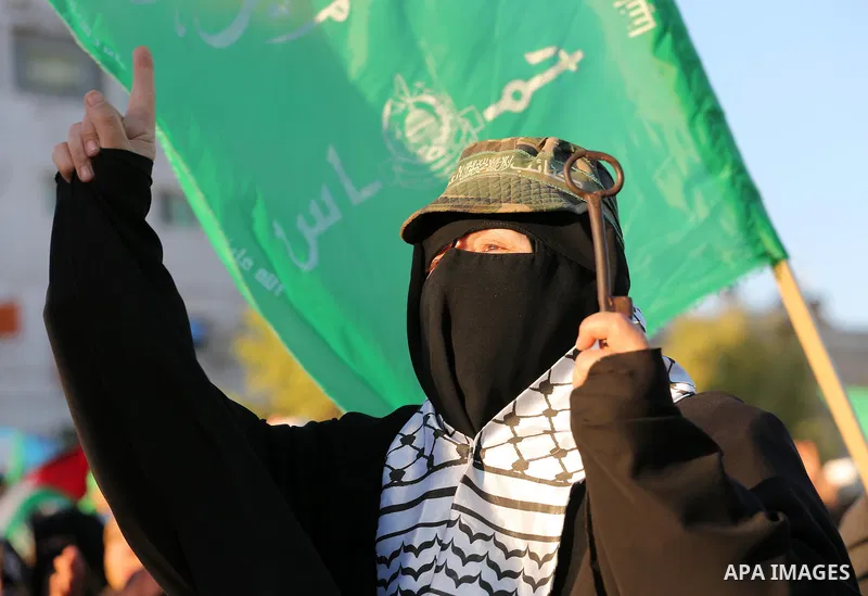 Palestinian women take part during a rally in Gaza City December 6, 2015 in support of Palestinian stabbing attacks against Israelis. Israeli forces on Sunday detained a Palestinian schoolgirl who was allegedly carrying...