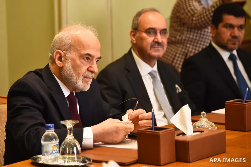 Iraq's Foreign Minister Ibrahim al-Jaafari attends an emergency meeting of the Arab League foreign ministers in the Egyptian capital Cairo, on December 24, 2015. Photo by Stranger