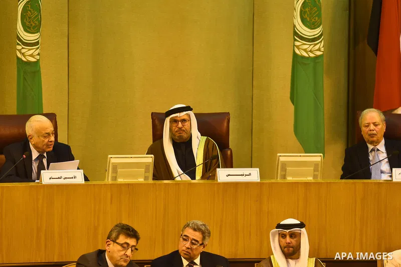 Secretary-General of the Arab League, Nabil Elaraby speaks during an emergency meeting of the Arab League foreign ministers in the Egyptian capital Cairo, on December 24, 2015. Photo by Stranger