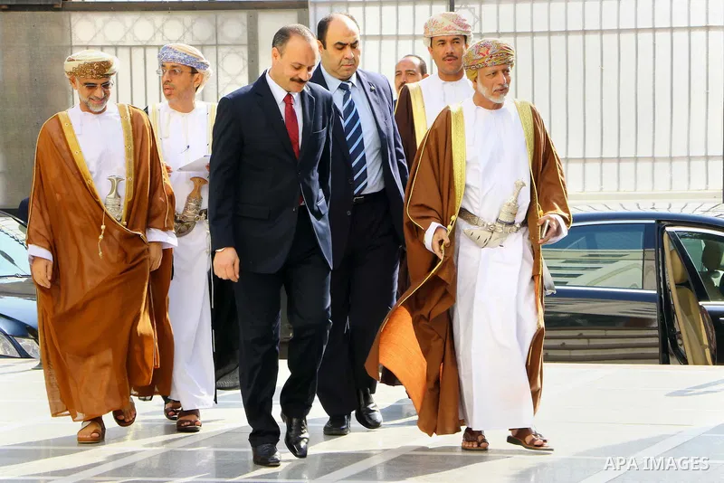 Members of Arab foreign ministers arrive for an emergency meeting of Arab foreign ministers in the Egyptian capital Cairo on January 10, 2016. Arab League chief Nabil al-Arabi accused Tehran of "provocative acts" as top...