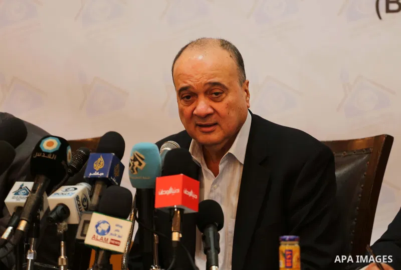 Member of the Central Committee of Fatah movement Nasser Al-Kidwa, speaks during a press conference in Gaza city on Feb. 07, 2016. Photo by Mohammed Asad