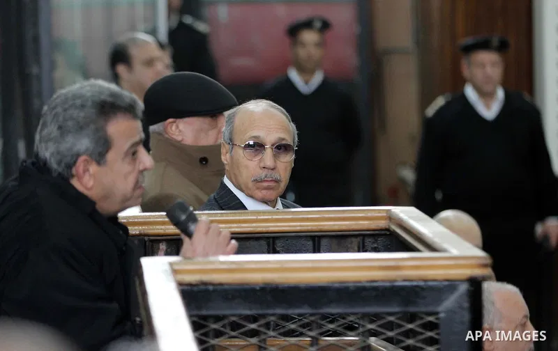 Egyptian former interior minister Habib al-Adly attends his trial on the charges of corruption, in Cairo, Egypt on February 7, 2016. Habib al-Adly served as interior minister of Egypt from 1997 to 2011, he was the longes...